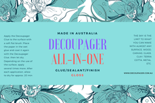 Load image into Gallery viewer, Decoupager Original All-in-one Glue Sealant and Finish ★GLOSS★ (Mod Podge alternative)