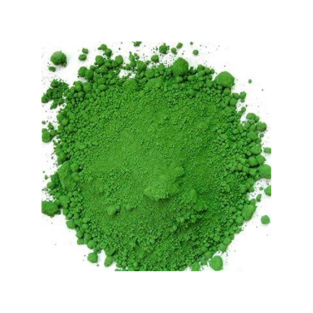 Green pigment powder