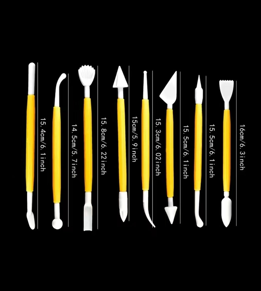 8 pcs clay tools