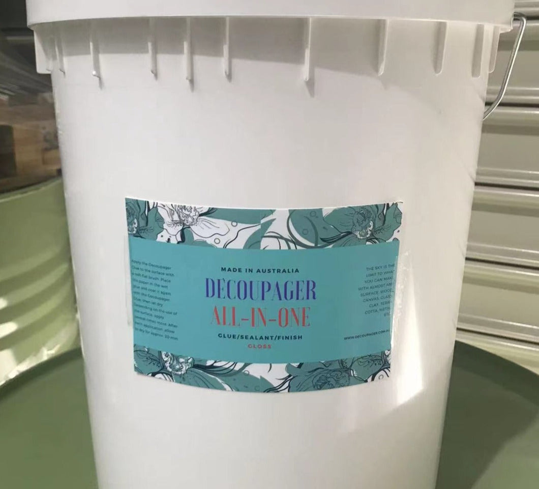 Decoupager Original All-in-one Glue Sealant and Finish ★SATIN★ (Mod Podge alternative)