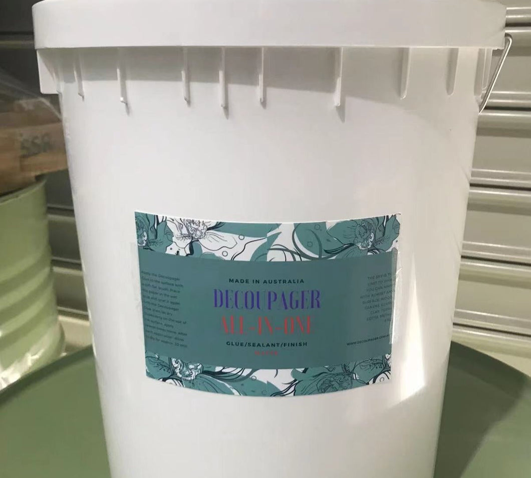 Decoupager Original All-in-one Glue Sealant and Finish ★MATTE★ (Mod Podge alternative)
