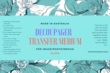 Load image into Gallery viewer, Decoupager Photo/Image Transfer Medium ★GLOSS★ Reverse Transferring
